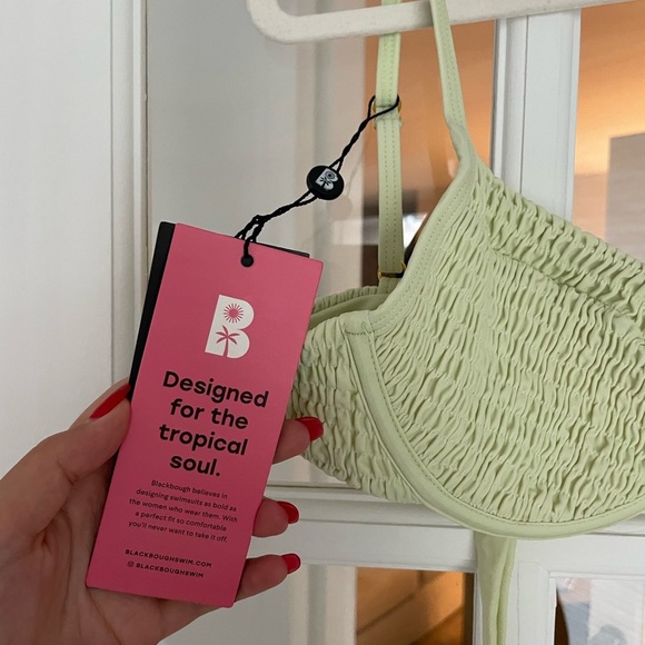 Light green bikini top SZ M - Picture 3 of 5